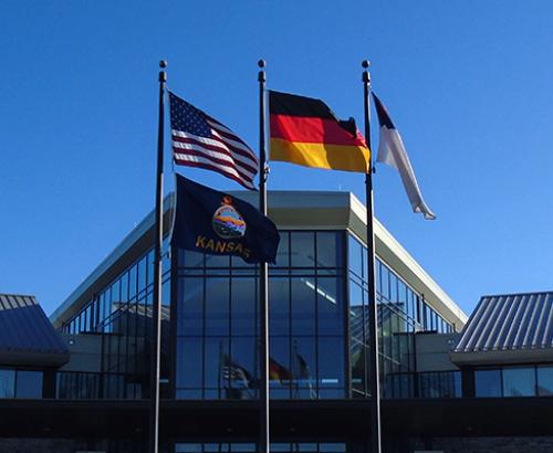 Germany Flag Flying