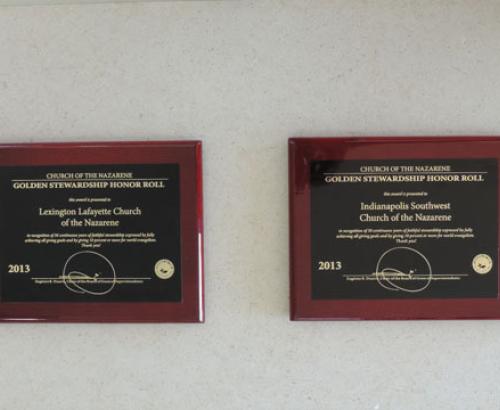 Golden Stewardship Honor Roll