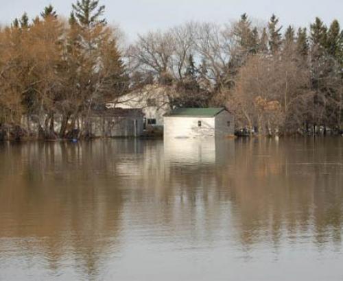Flooding in St. Adolphe