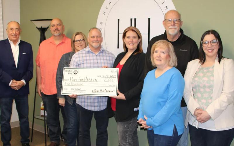Hope for Health United Way Check