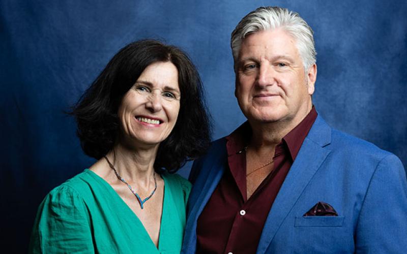 Portrait of Jim and Maggie Richie