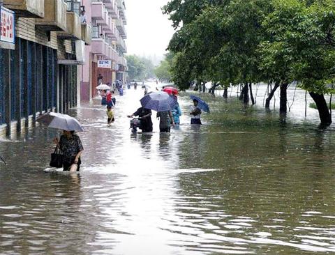 Flooding in South Korea