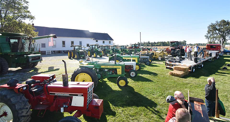 Drive your tractor to church