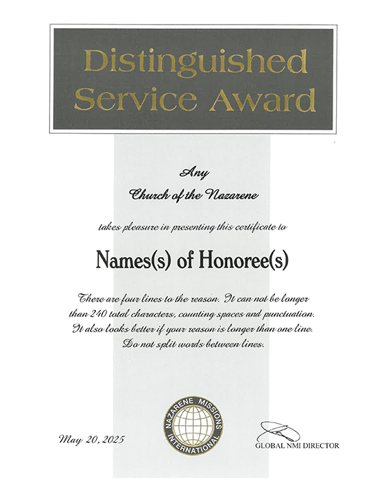 DSA Award