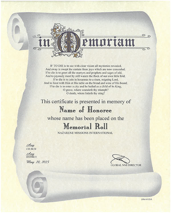MR Certificate
